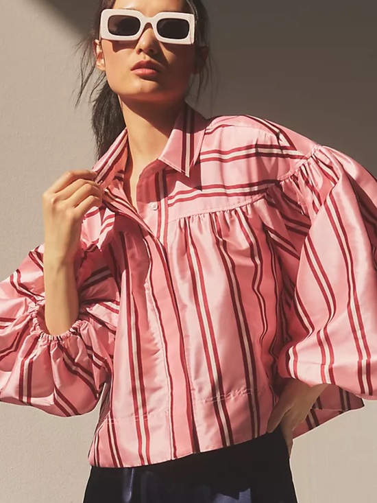 Anthropologie Tops - NWT Anthropologie Puff Sleeve Top
